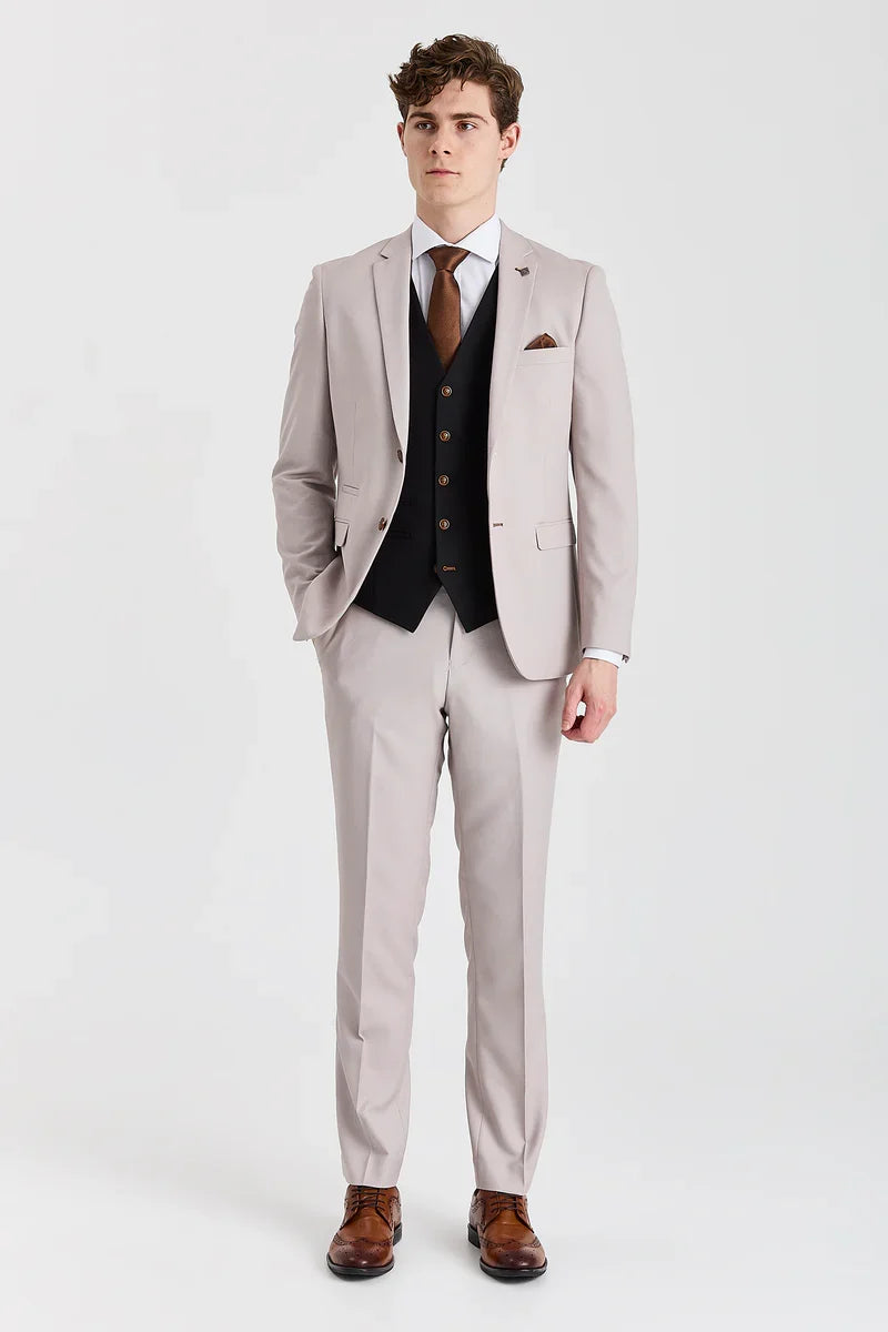 Mayfair Stone, dressed for a September wedding