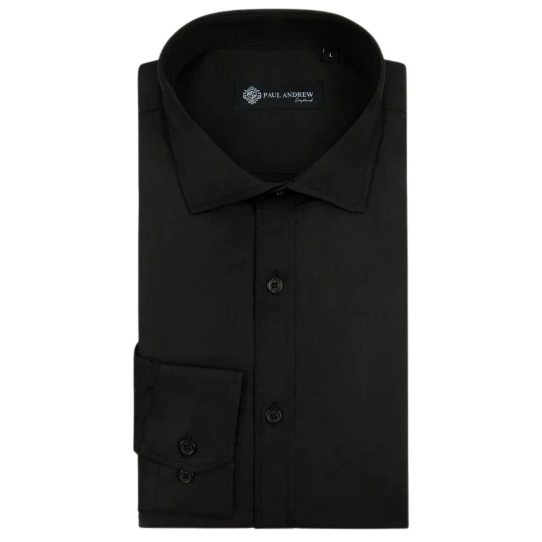 Men’s Classic Double Cuff Cutaway Collar Dress Shirt-TruClothing