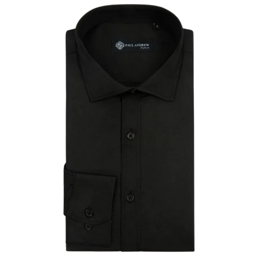 Men’s Classic Double Cuff Cutaway Collar Dress Shirt-TruClothing