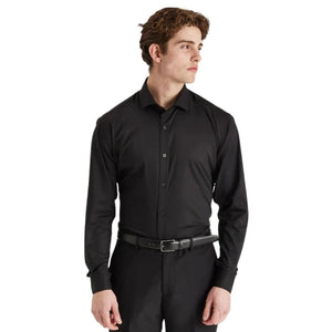 Men’s Classic Double Cuff Cutaway Collar Dress Shirt-TruClothing