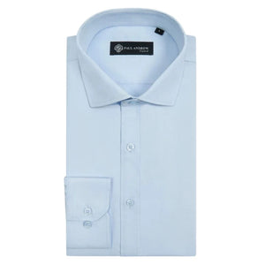 Men’s Classic Double Cuff Cutaway Collar Dress Shirt-TruClothing