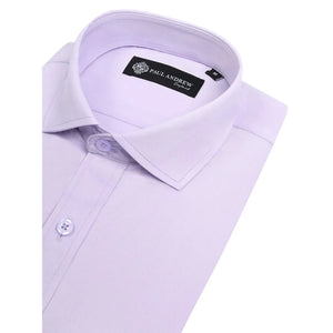 Men’s Classic Double Cuff Cutaway Collar Dress Shirt-TruClothing