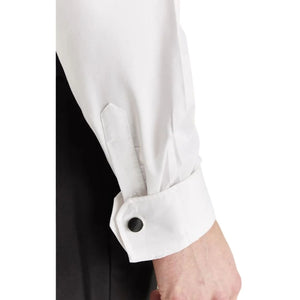 Men’s Classic Double Cuff Cutaway Collar Dress Shirt-TruClothing