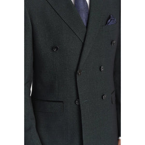 Regent - Men's Green 2 Piece Double Breasted Suit-TruClothing
