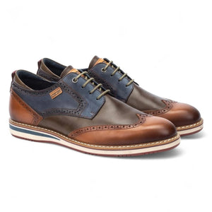 Avila - Men’s Brandy Brown Lace Up Leather Brogue-TruClothing