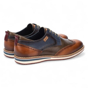 Avila - Men’s Brandy Brown Lace Up Leather Brogue-TruClothing