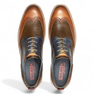 Avila - Men’s Brandy Brown Lace Up Leather Brogue-TruClothing