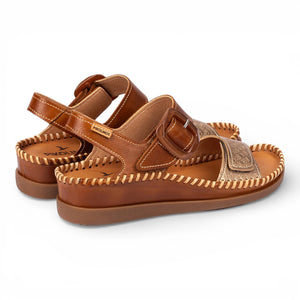 Cadaques - Women's Brown Leather Lightweight Wedge Sandals