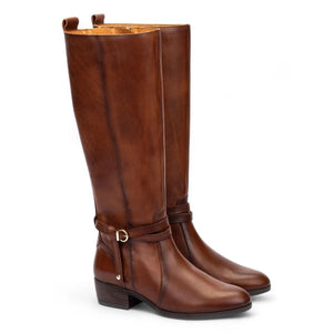 Daroca - Women's Cuero Brown Knee High Leather Boots-TruClothing