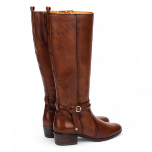 Daroca - Women's Cuero Brown Knee High Leather Boots-TruClothing