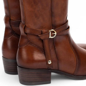 Daroca - Women's Cuero Brown Knee High Leather Boots-TruClothing