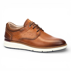 Manacor - Men's Brown Leather Lace-Up Sneakers