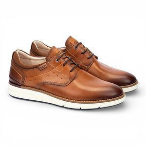 Manacor - Men's Brown Leather Lace-Up Sneakers