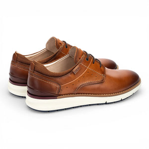 Manacor - Men's Brown Leather Lace-Up Sneakers