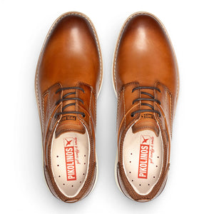 Manacor - Men's Brown Leather Lace-Up Sneakers