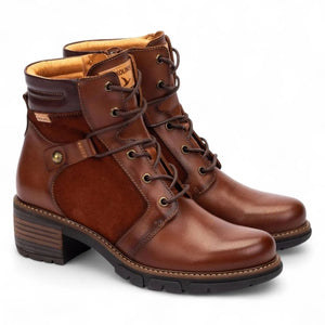 San Sebastia - Women's Cuero Brown Leather Ankle Boots-TruClothing