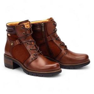San Sebastia - Women's Cuero Brown Leather Ankle Boots-TruClothing