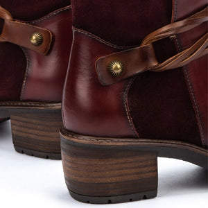 San Sebastian - Women's Arcilla Red Leather Ankle Boots-TruClothing