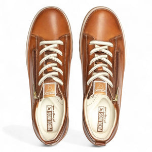 Vigo - Women’s Brandy Brown Leather Sneakers-TruClothing