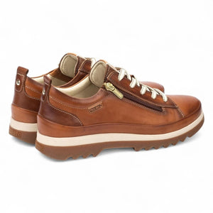 Vigo - Women’s Brandy Brown Leather Sneakers-TruClothing