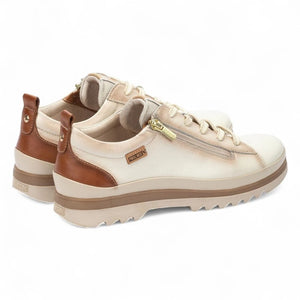 Vigo - Women’s Nata White Leather Sneakers-TruClothing