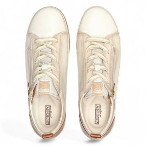 Vigo - Women’s Nata White Leather Sneakers-TruClothing