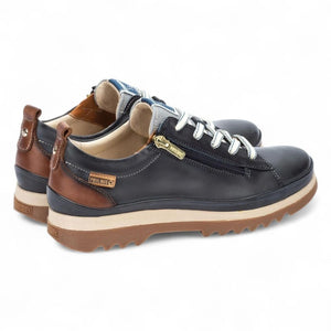 Vigo - Women’s Ocean Blue Leather Sneakers-TruClothing