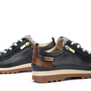 Vigo - Women’s Ocean Blue Leather Sneakers-TruClothing