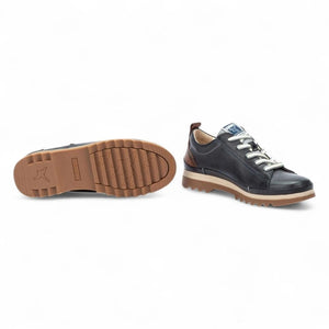 Vigo - Women’s Ocean Blue Leather Sneakers-TruClothing