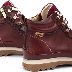 Vigo - Women’s Arcilla Red Leather Ankle Trainers Boots-TruClothing