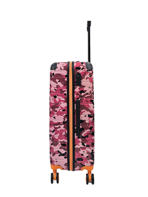 Camo Print Hard Case Shell Suitcase-TruClothing
