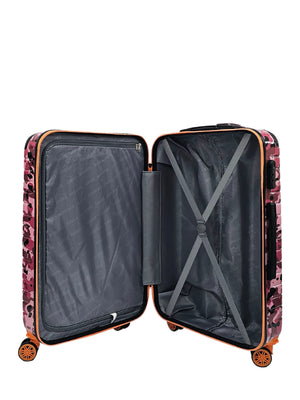 Camo Print Hard Case Shell Suitcase-TruClothing