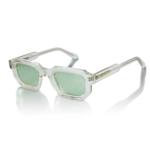 Malta - Bold Geometric Frame Rectangle Polarized Sunglasses-TruClothing