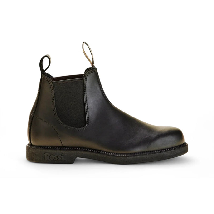 Booma 607 - Black Leather Chelsea Boots-TruClothing