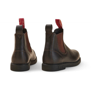Booma 607 - Brown Leather Chelsea Boots-TruClothing