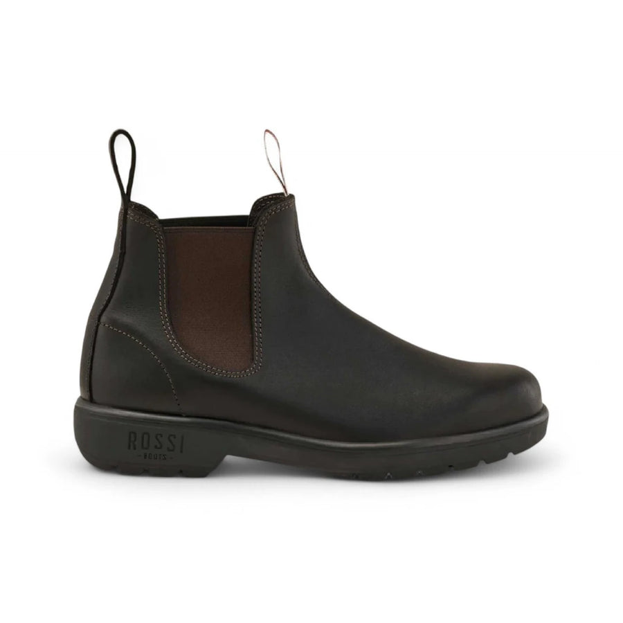 Endura 303 - Brown Leather Chelsea Boots-TruClothing