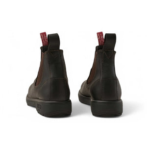 Endura 303 - Brown Leather Chelsea Boots-TruClothing