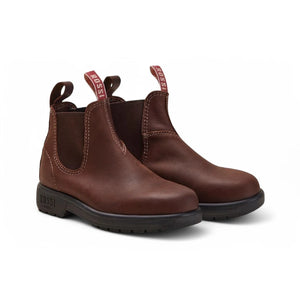 Endura 303 - Redwood Brown Leather Chelsea Boots-TruClothing