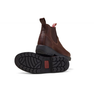 Endura 303 - Redwood Brown Leather Chelsea Boots-TruClothing