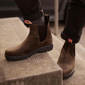Endura 303 - Tan Brown Leather Chelsea Boots-TruClothing