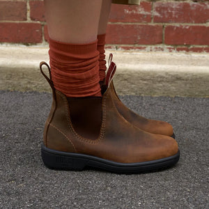 Endura 303 - Tan Brown Leather Chelsea Boots-TruClothing