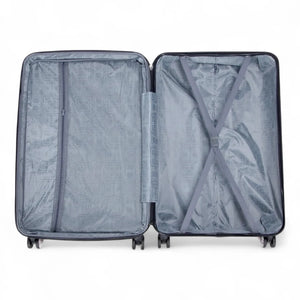 Hard Shell Expandable Luggage London City Print Suitcase-TruClothing