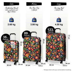 Hard Shell Suitcase Set Dual 4-Wheel Spinner Travel Luggage-TruClothing
