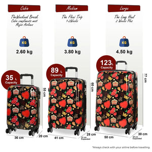 Hard Shell Suitcase Set Dual 4-Wheel Spinner Travel Luggage-TruClothing