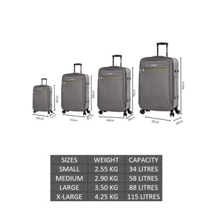 Lightweight Suitcase 4 Spinner Wheels Expandable Luggage-TruClothing