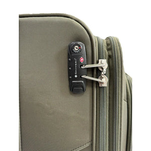 Soft Suitcase Dual 4-Wheel Spinners Expandable Luggage-TruClothing