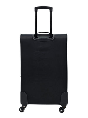 Soft Case Suitcase 4 Wheels Zipped Compartments-TruClothing