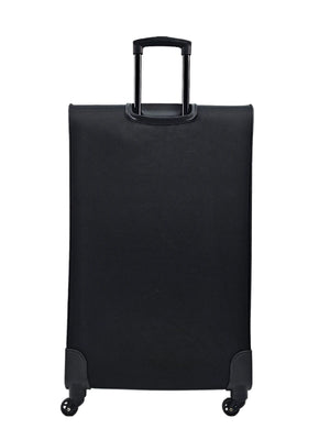 Soft Case Suitcase 4 Wheels Zipped Compartments-TruClothing