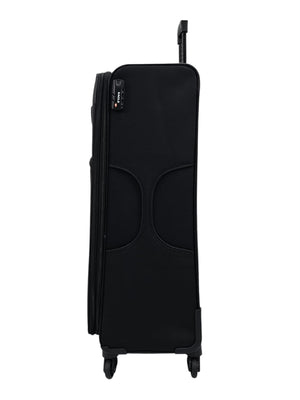 Soft Case Suitcase 4 Wheels Zipped Compartments-TruClothing