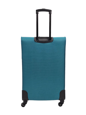 Soft Case Suitcase 4 Wheels Zipped Compartments-TruClothing